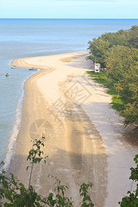 美丽的热带岛屿海滩景观夏季蓝海图片