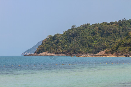 泰国夏季美丽的热带海滩岛和洋图片