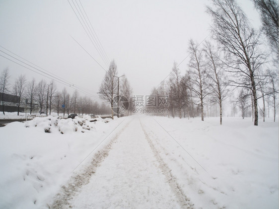 冬季公路图片