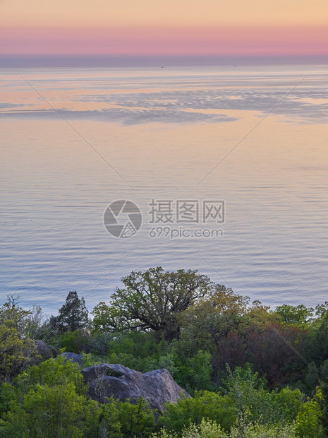 海上日落图片