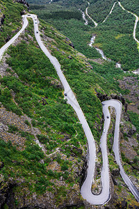 挪威Trollstigen山路图片
