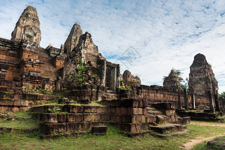 AngkorWat复合物东冰原寺庙图片