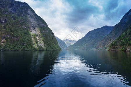 挪威索格尼峡湾景观图片