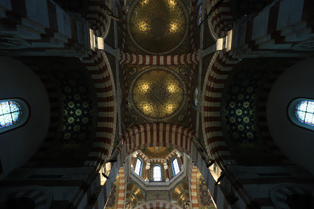 法国马赛的DeLaGardeCathedra圣母院教堂图片