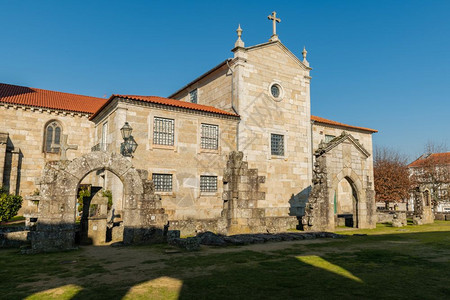 葡萄牙巴塞洛BarcelosMatriz教堂的视图图片