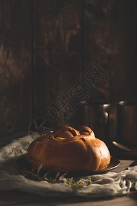 复活节著名的棕色糕点图片