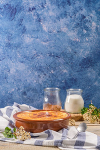 Leitecreme葡萄牙沙漠类似cremebrulee奶油brulee和烧焦的奶油图片