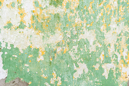 旧墙上涂有料的绿色旧混凝土墙上涂有绿色图片