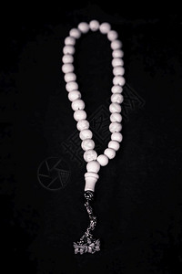 双龙戏珠花纹罗萨里或祈祷珠由麦香制成背景