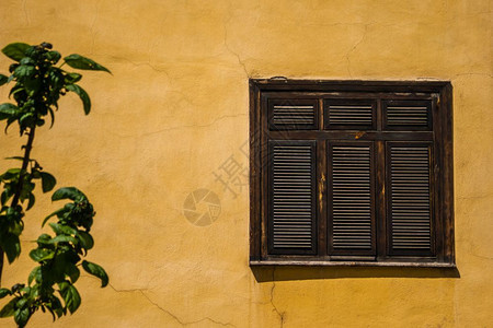 埃斯基谢希尔奥登帕扎里传统土耳其房屋的窗户图片