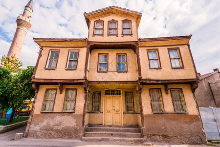 EskisehirOdunpazari的传统土耳其房屋图片
