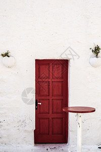 土耳其Bodrum传统红木门图片
