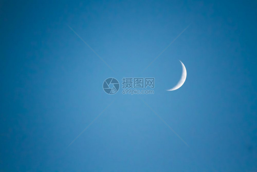 月亮对黑夜空的月亮新阶段图片