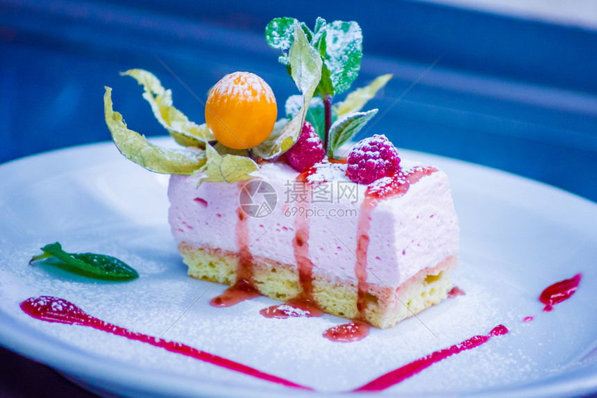 红莓芝士蛋糕果酱图片