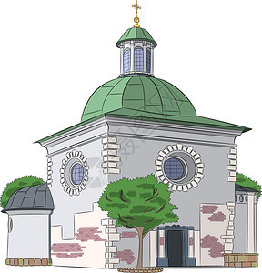 圣沃杰契奇教堂位于该市历史广场图片