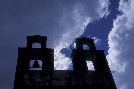 中美洲墨西哥金塔纳罗奥省科巴镇教堂墨西哥科巴209年1月图片