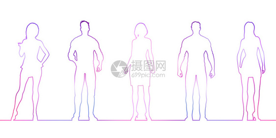 因特网和工作场所的多样和不同种族的多样图片