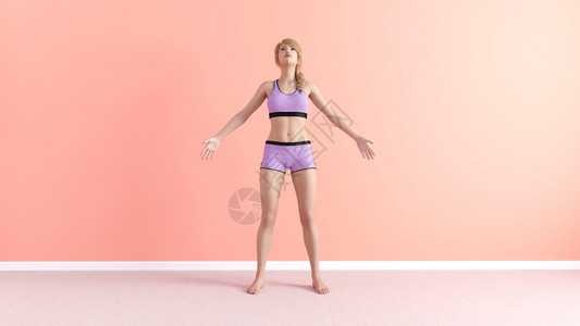 呼吸瑜伽女示范概念呼吸瑜伽妇女示范概念呼吸和图片