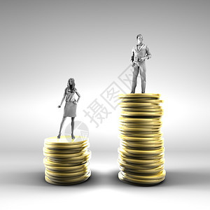 男女薪酬差距与低妇女的酬差距图片