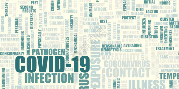 COVID19新冠疾流行概念背景图片