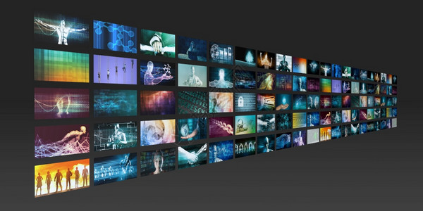 数字营销视频分析作为一种技术概念图片