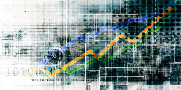 A技术背景作为数字抽象技术图片