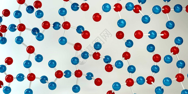 具有分子结构摘要背景的医疗科学图片