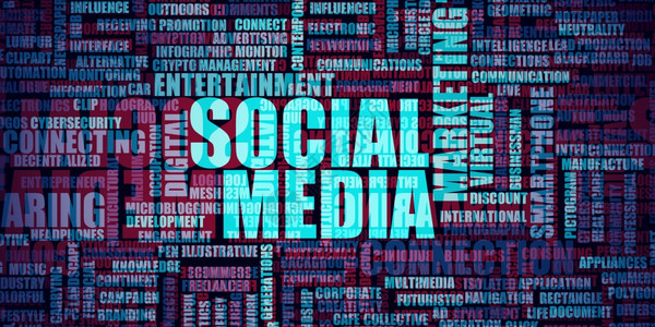 社会媒体技术商业概念背景社会媒体图片