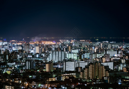 日本东京夜市风景图片