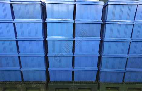 蓝色仓库背景
