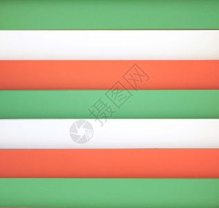 设计背景的绿色白和橙木壁背景颜背景图片