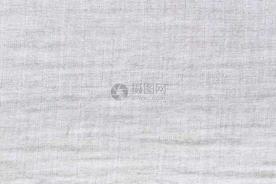 用于清洁的布料背景设计和粗糙表面的白色原织物纹理图片