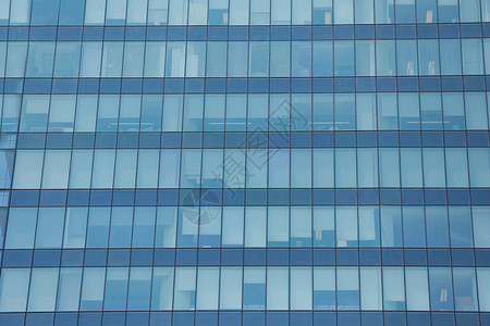 蓝玻璃商场高楼设计背景图片