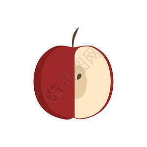 红半苹果图标图片