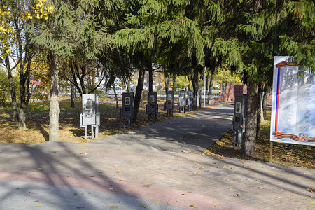 2016年9月日库班市公园Slavyansk的英雄大道阵亡士兵的记忆库班市公园Slavyansk的英雄大道库班市公园Slavya图片