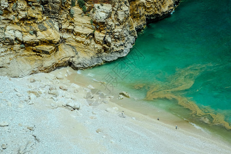 石灰岩海岸悬崖土耳其地中海岸石灰悬崖土耳其地中海岸图片
