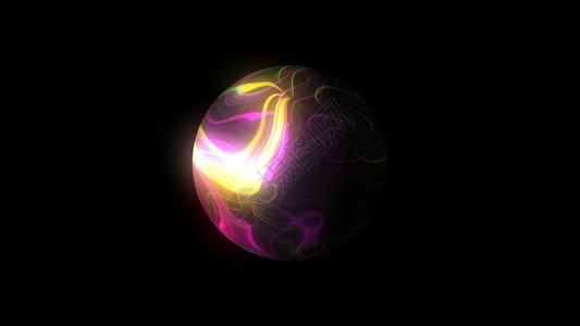 球体上闪亮的光线在黑色3D翻接背景计算机生成球体上闪亮的光线在黑色3D转换背景计算机生成图片