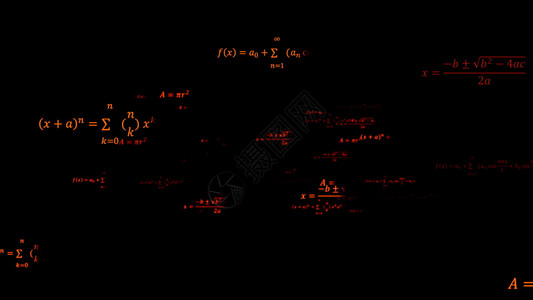 具有物理和数学任务解决方案空间公式3台计算机生成背景的3台科学计算机生成背景3台科学物理和数学任务解决方案3台生成背景图片