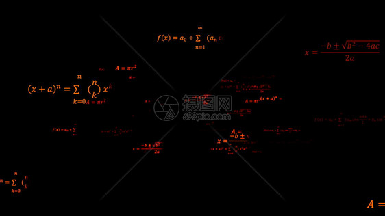 具有物理和数学任务解决方案空间公式3台计算机生成背景的3台科学计算机生成背景3台科学物理和数学任务解决方案3台生成背景图片