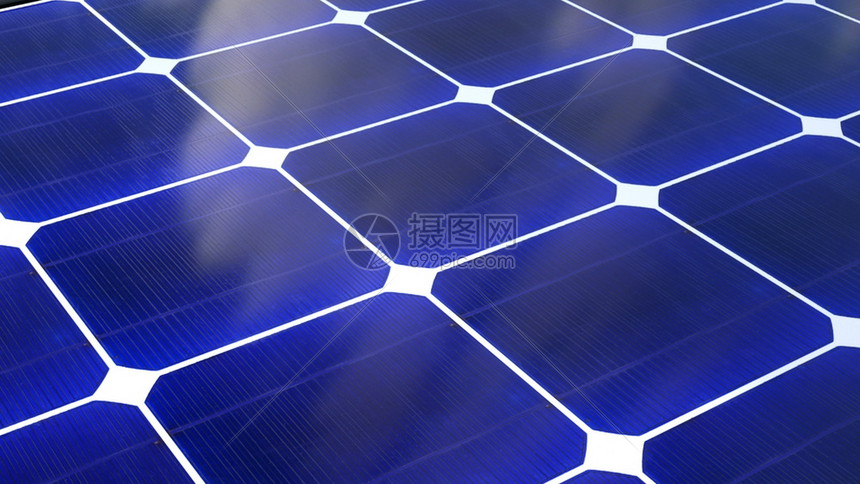 太阳能电池表面3D说明太阳能发电技术这是替代能源太阳电池表面这是替代能源图片