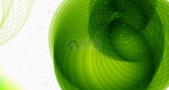 圆环用粒子挥动现代抽象背景计算机生成的插图3d转换圆环用粒子挥动现代抽象背景图片