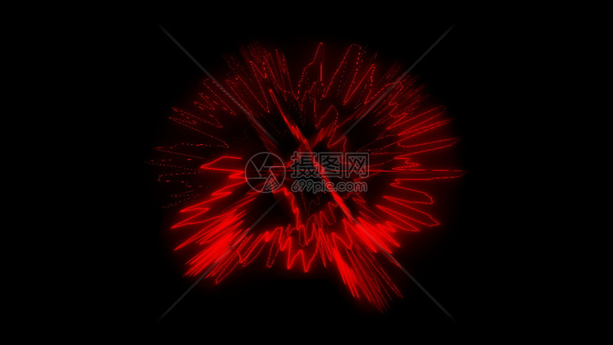 Zigzagneon球体在暗空动态3d形状d计算机生成背景光球在暗空3d使计算机生成背景高清图片下载 正版图片 摄图网