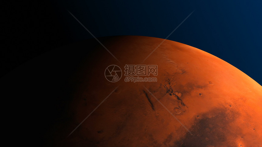 太阳系宇宙部分的黑暗中红行星火3D空间转换计算机生成的背景太阳系宇宙部分的黑暗中红行星火3d空间转换计算机生成图片