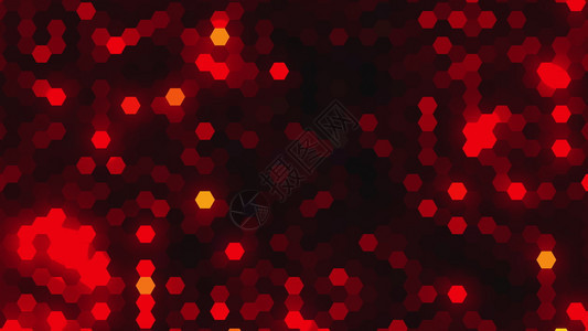 六边形灯光模仿闪亮的闪光3d渲染背景电脑生成六边形灯光模仿闪亮的闪光三维渲染背景计算机生成图片