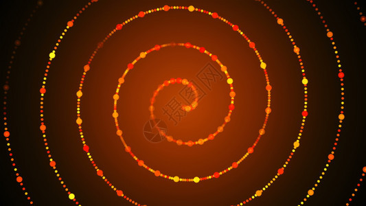螺旋金颗粒和串状现代设计创作3D算机生成背景螺旋金颗粒和串状3d使计算机生成背景图片