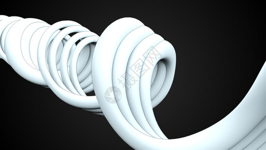 简单的卷曲弯线在空间3D使计算机产生背景简单卷曲弯线在空间3D使计算机产生背景图片