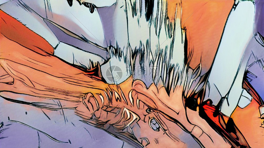 计算机生成了抽象的漫画风格背景3d绘制的碎片翻版绘制碎片翻版高清图片下载 正版图片 摄图网