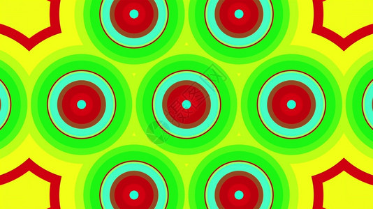 复古万花筒的彩色圆形形成催眠装饰计算机生成三维渲染技术背景五彩缤纷的圆形万花筒形成催眠装饰物计算机生成技术背景下的三维渲染图片