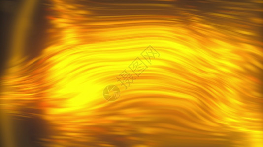 抽象的背景是金色的液体三维渲染计算机生成的金色波基背景为金黄色液体计算机生成的金色波基的三维渲染图片