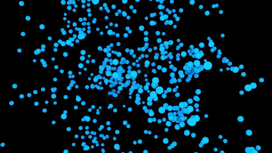 球体的混沌聚散三维渲染计算机生成的抽象背景空间中有许多小的圆形粒子球体的混沌聚散三维渲染计算机生成的抽象背景空间中的小圆形粒子图片